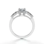 Pierścionek z dużym diamentem z białego złota SBPZ_060